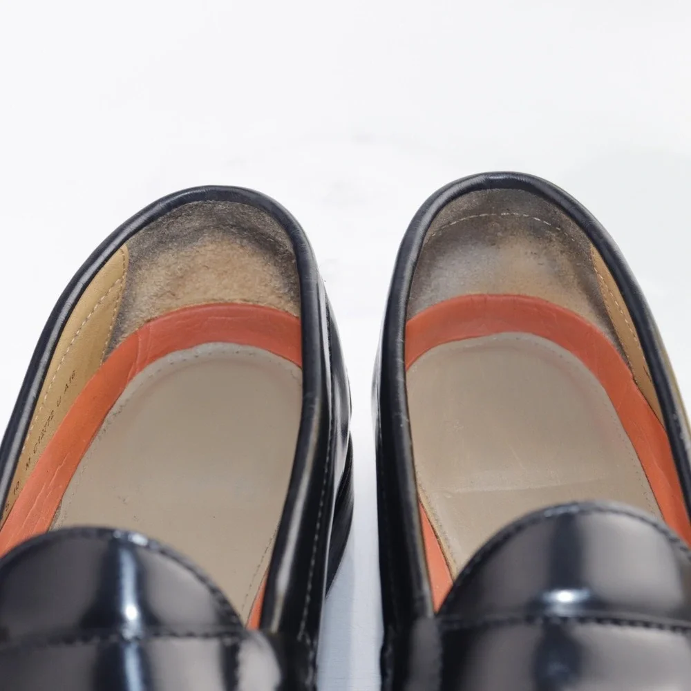 Cole Haan Mens Pinch Grand Tasseled Loafers Size 10 M Black Leather Dress Shoes